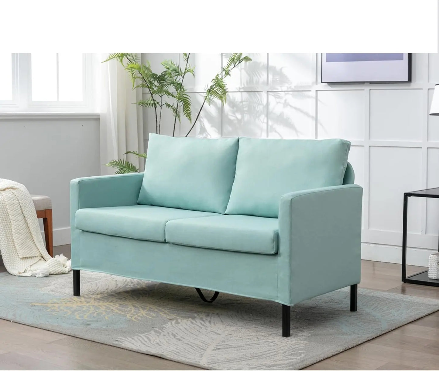 Modern Small Loveseat Sofa Couch for Living Room