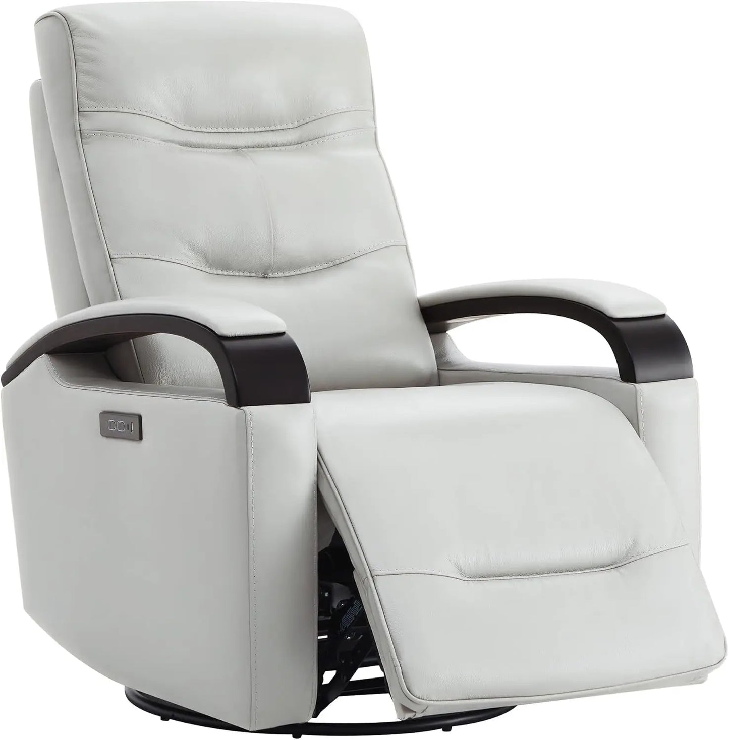 Genuine Leather Power Swivel Glider Rocker Recliner