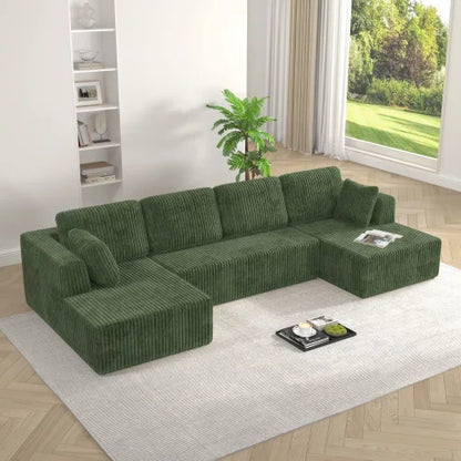 Modern U-Shaped Modular Living Room Sofa