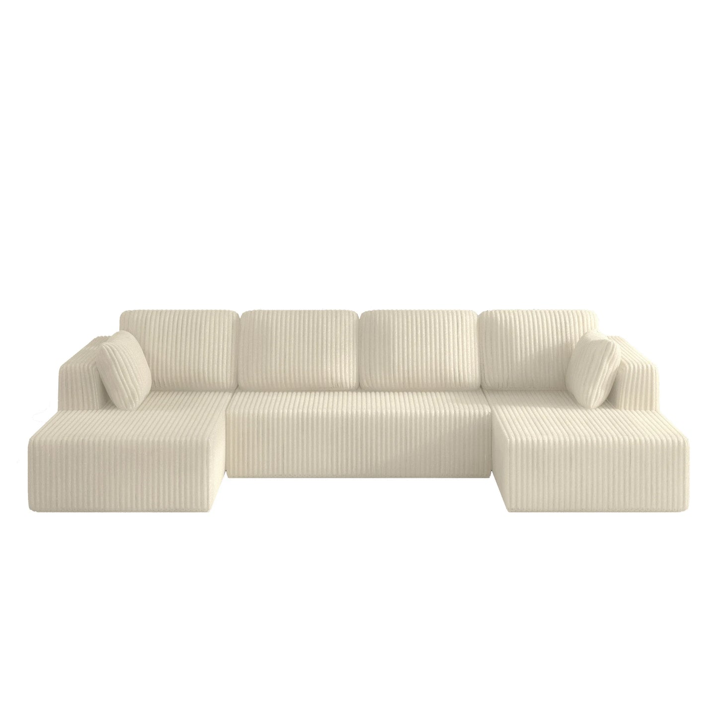 Modern U-Shaped Modular Living Room Sofa