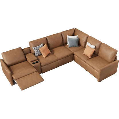 6 Seats L Shaped Modular Couch