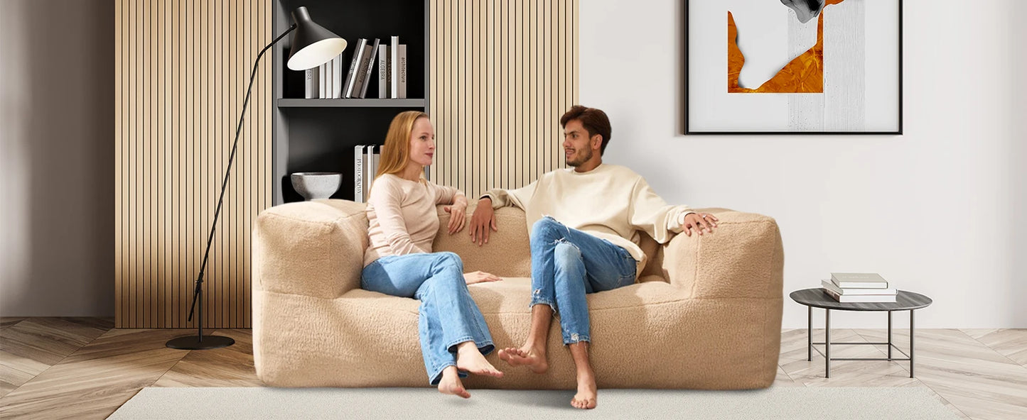 Oversized Bean Bag Couch - Memory Foam