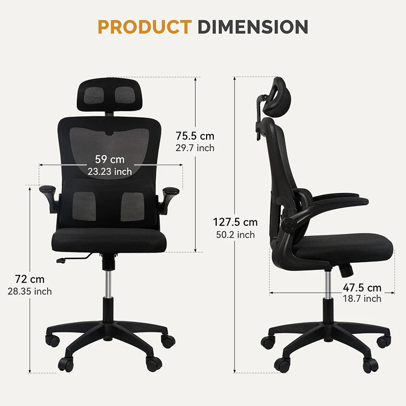 Office Chair Ergonomic High Back Chair Mesh