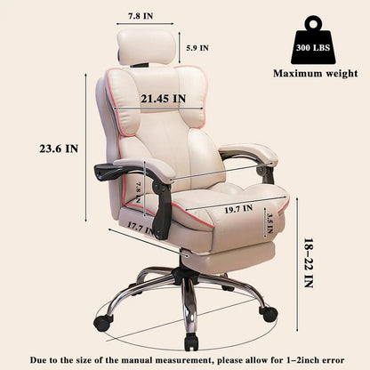 Executive Office Chair with Foot Rest High Back