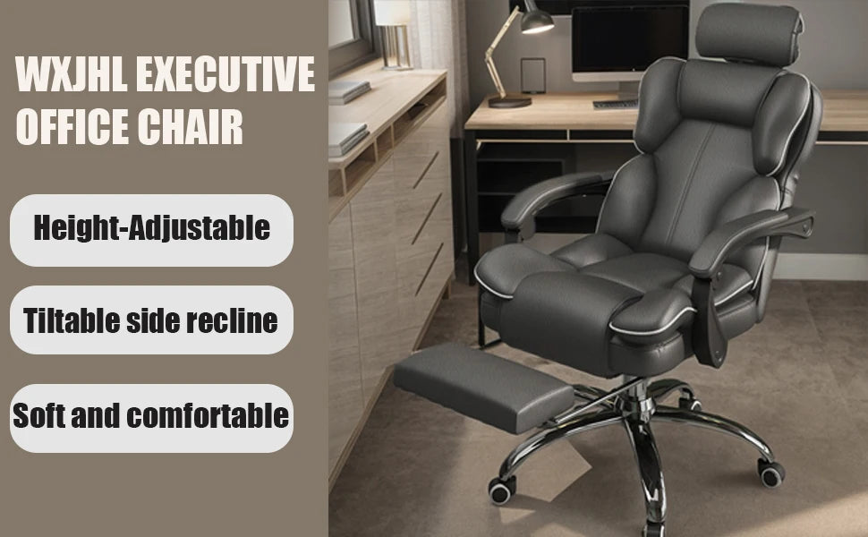 Executive Office Chair with Foot Rest High Back