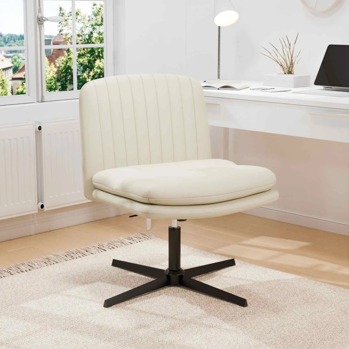 Modern Armless Office Desk Chair