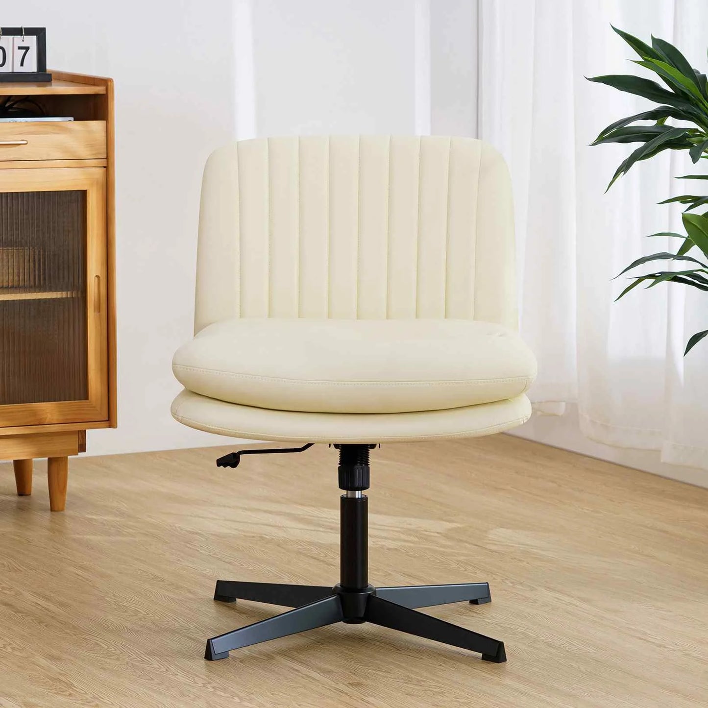 Modern Armless Office Desk Chair