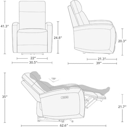 Whitely Power Recliner Chairs for Adults