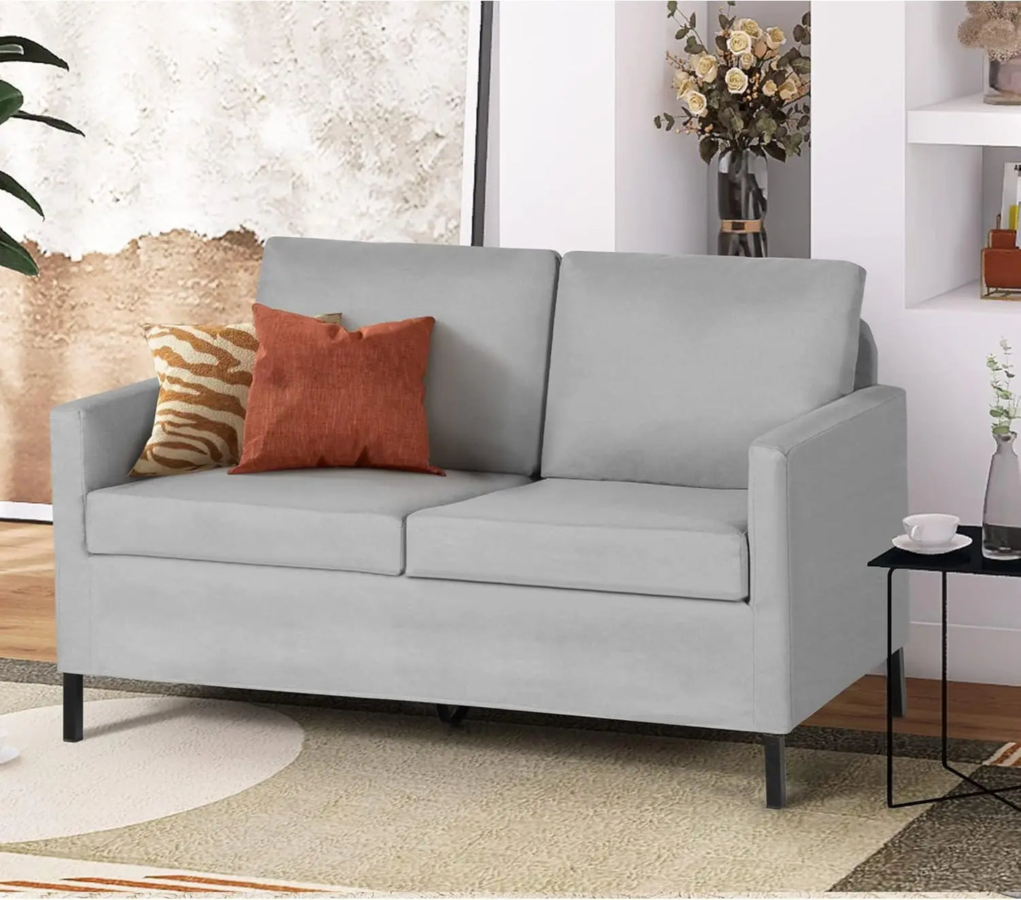 Modern Small Loveseat Sofa Couch for Living Room