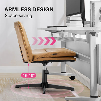 Criss Cross Chair with Rotating Adjustable Legs