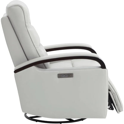 Genuine Leather Power Swivel Glider Rocker Recliner