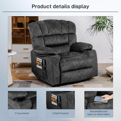 Modern Recliner Chair Massage Heated