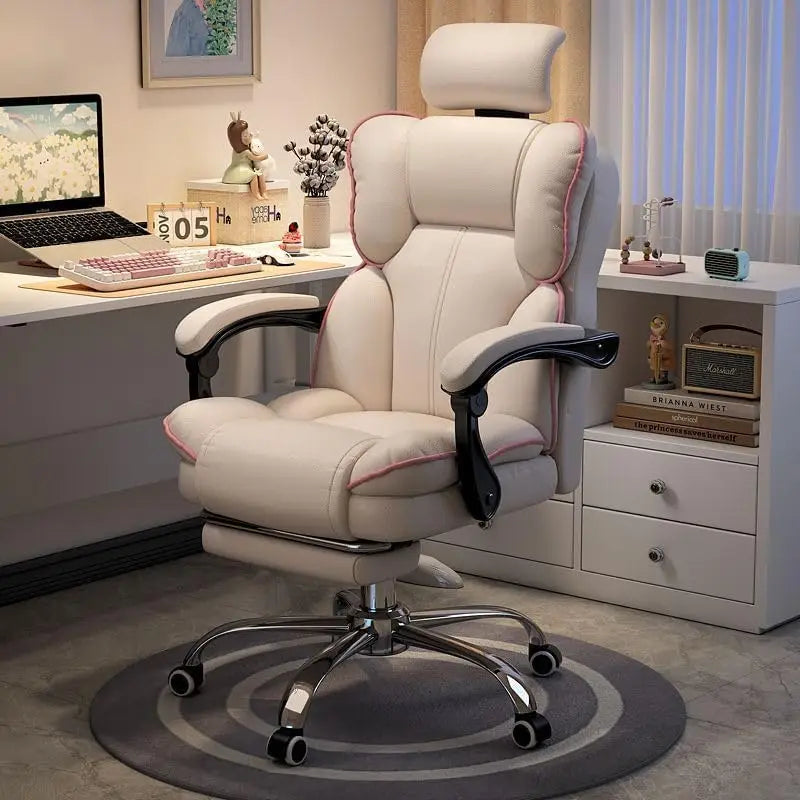 Executive Office Chair with Foot Rest High Back