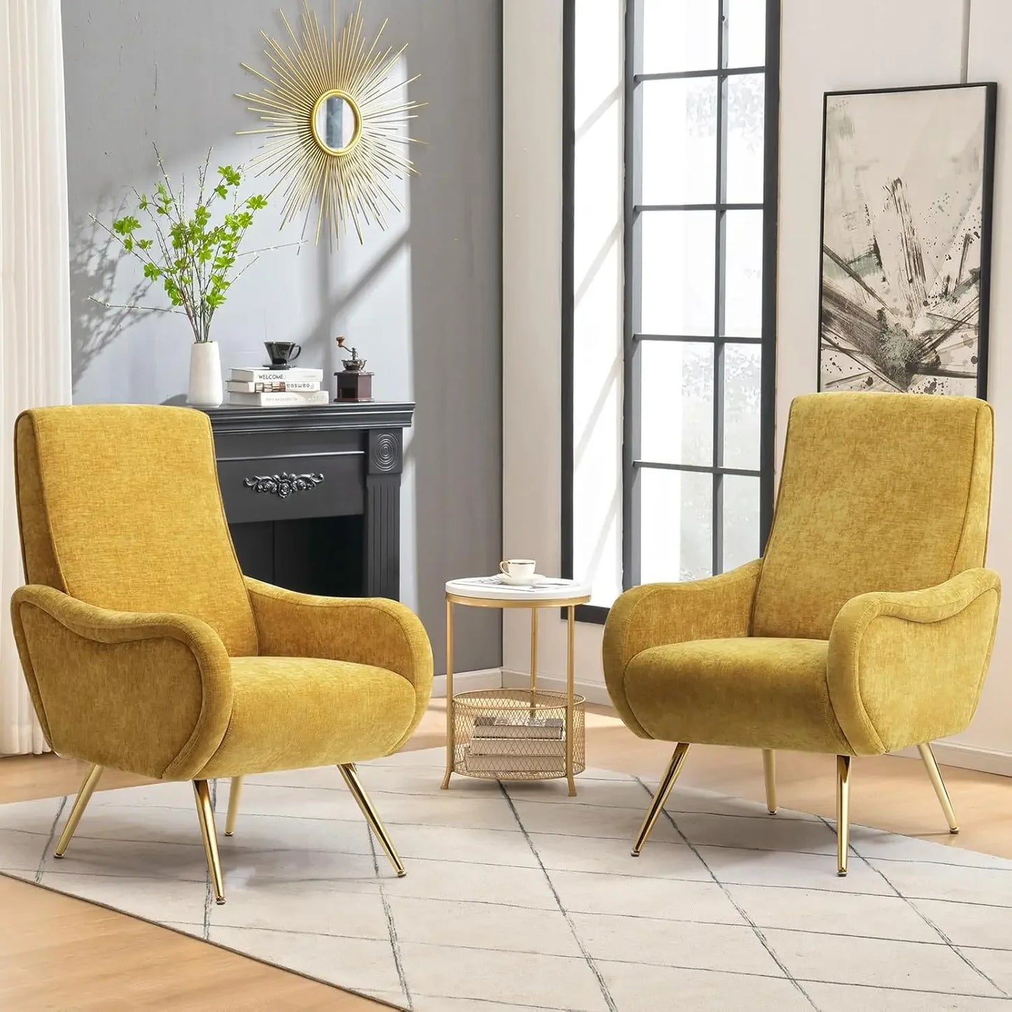 Upholstered Accent Chair (2-piece set)