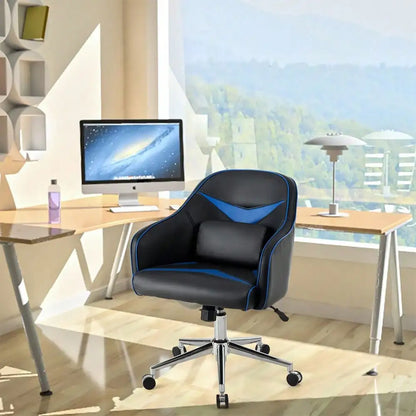 Desk Swivel Seat W/ Massage Lumbar Support