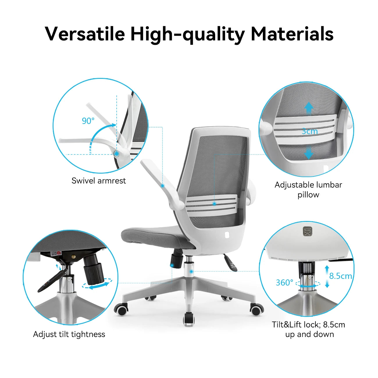 Ergonomic Office Chair with Lumbar Support