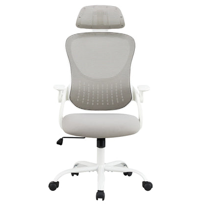 JHK Mesh Ergonomic Office Computer Desk Chair Flip-up Arms